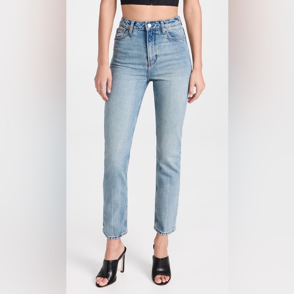 Reformation Ultra High Rise Liza Jeans in Aden, size 23 - Picture 3 of 9